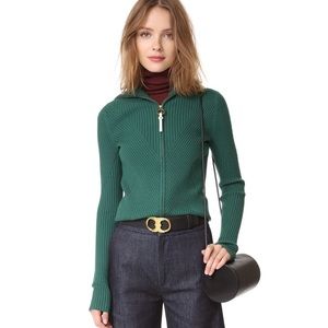Tory Burch Noland Cardigan Zip Up